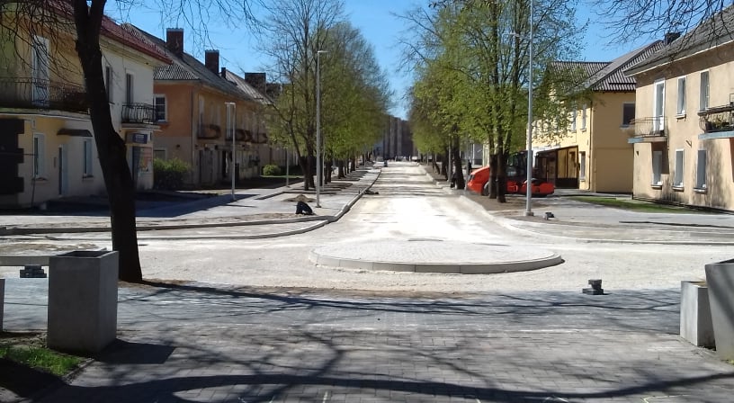 200 metrų Vasario 16-osios gatvės atkarpa kainavo 384 tūkst. eurų